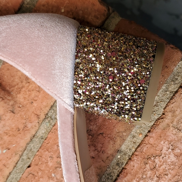 Blush pink ankle strap sandals sz. 10 - Picture 7 of 7